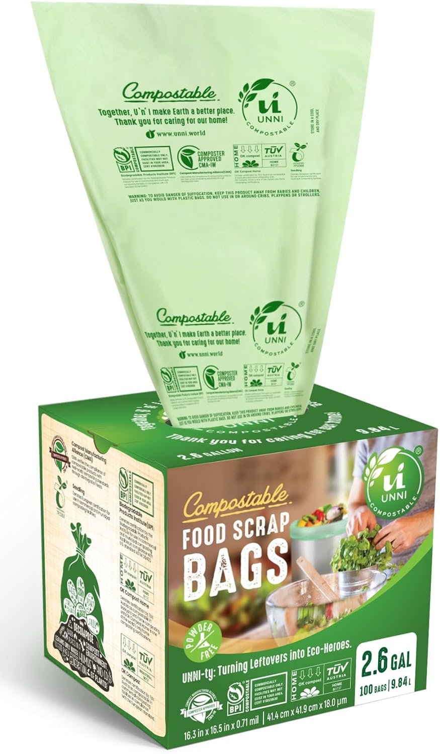 UNNI Compostable Liner Bags p01